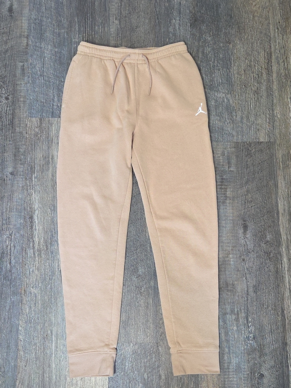 Nike Air Jordan Kids' Beige/Tan Fleece Joggers